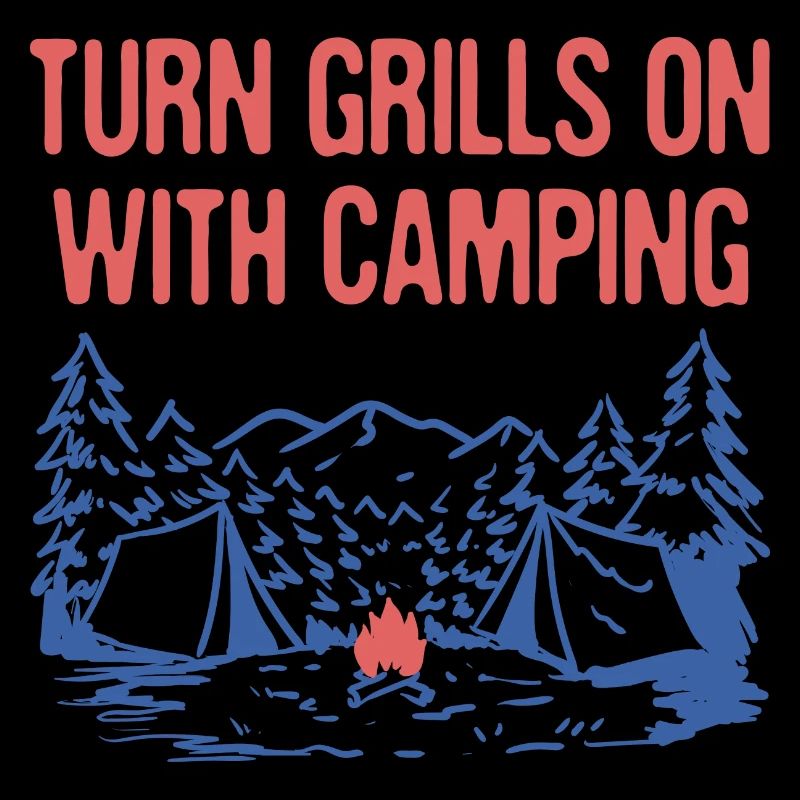 Turn Grills on with Camping Camper Grill Chef