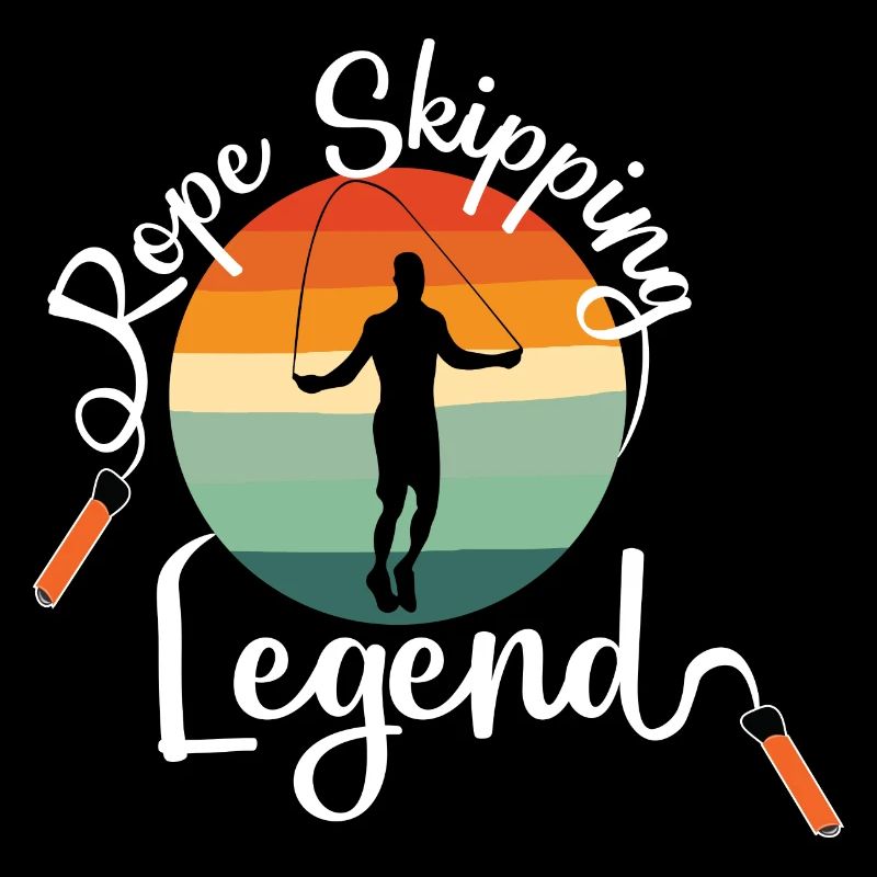 Rope Skipping Legend Retro Design for Rope Jumpers