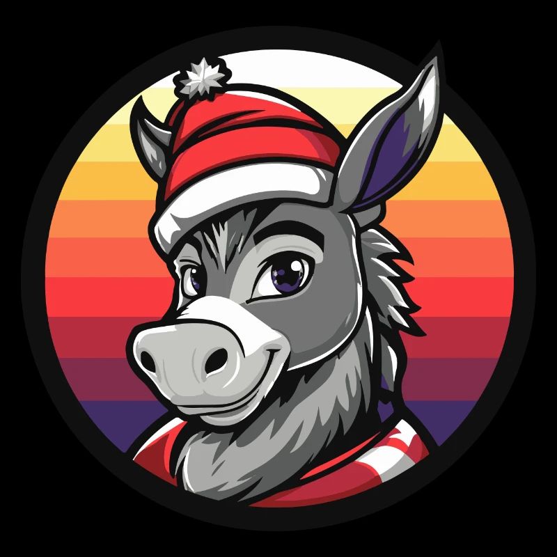 Âne de Noël Animal
