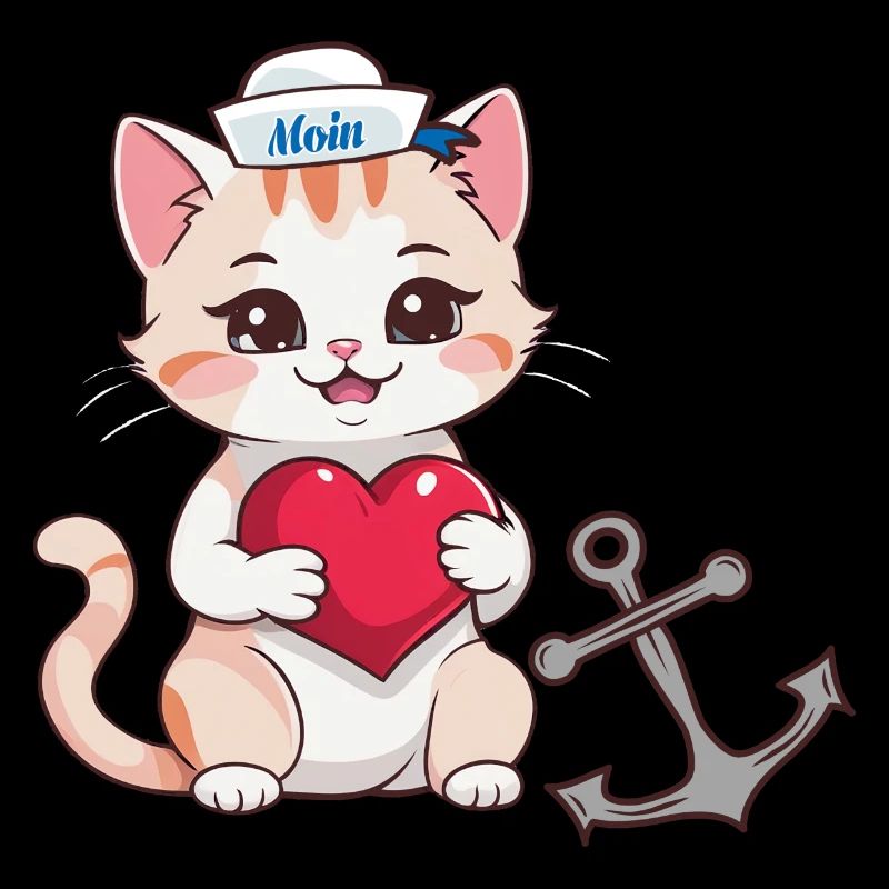 Moin maritime cat cats sailor ahoy