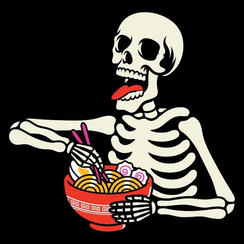 Halloween Skeleton Ramen