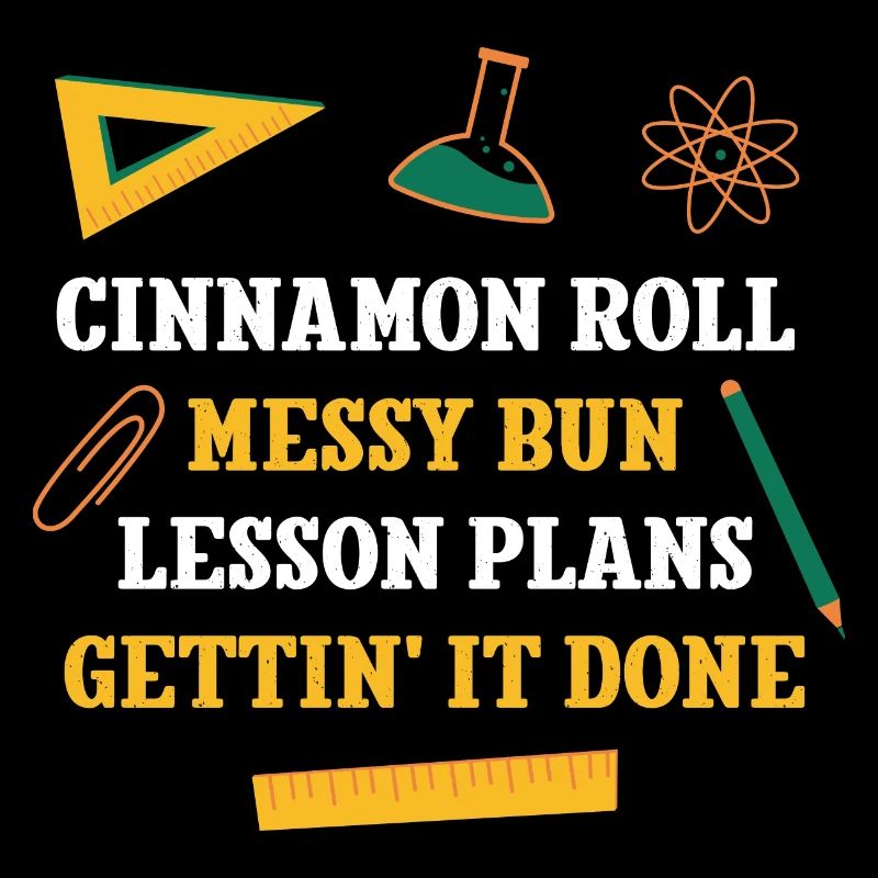 Cinnamon Roll Messy Bun Lesson Plans Funny