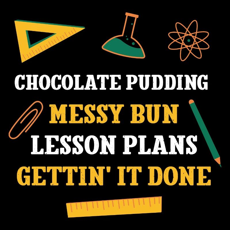 Pudding au chocolat En désordre Bun Plans de leçon Drôle