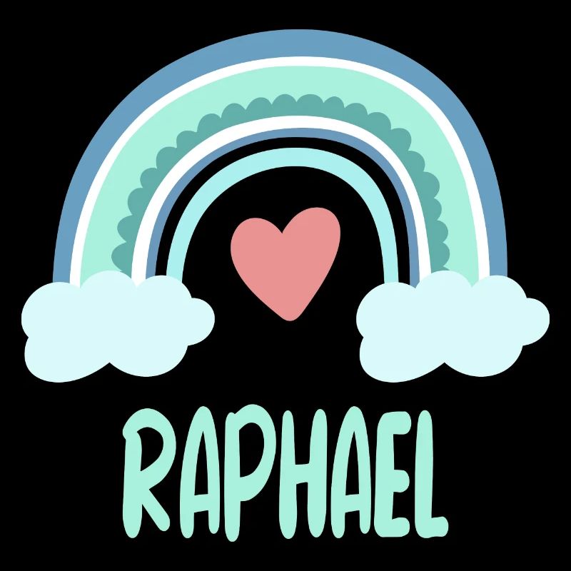 Raphael Name Rainbow Baby