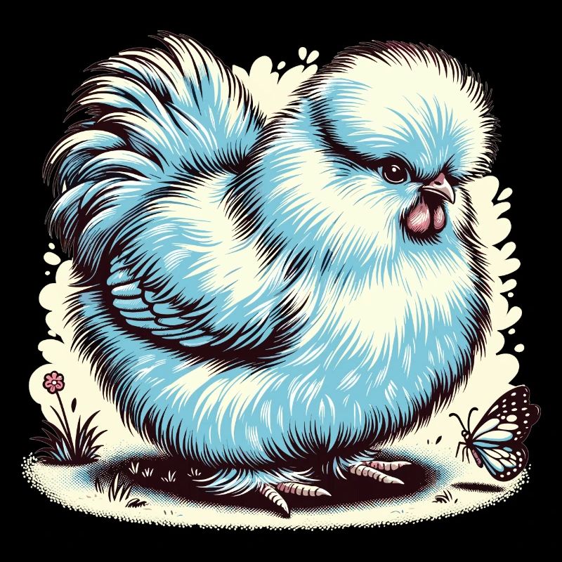 Silkie Chicken Fluffy Chicken Silkies
