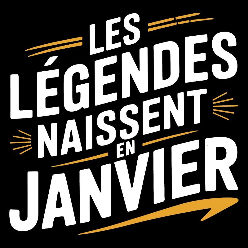 Les légendes naissent en janvier