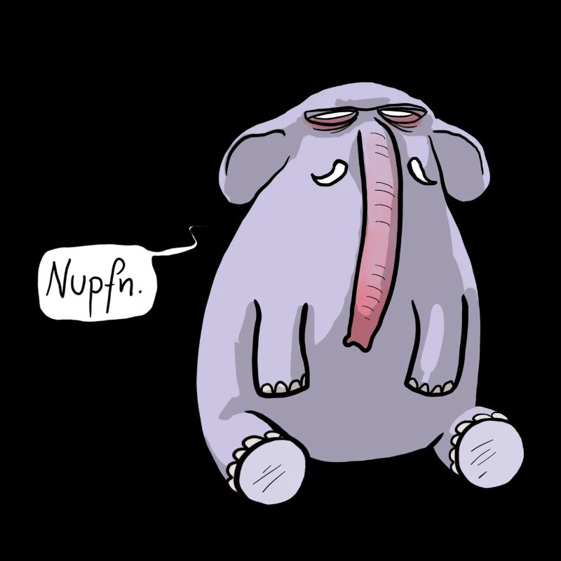 Elefant Schnupfen