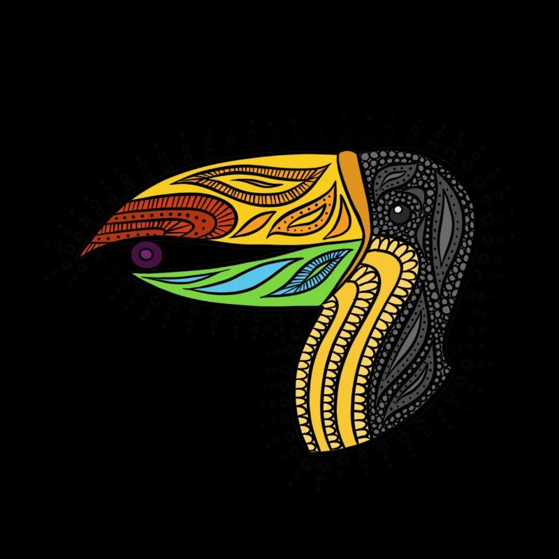Couleur Mandala Tucan