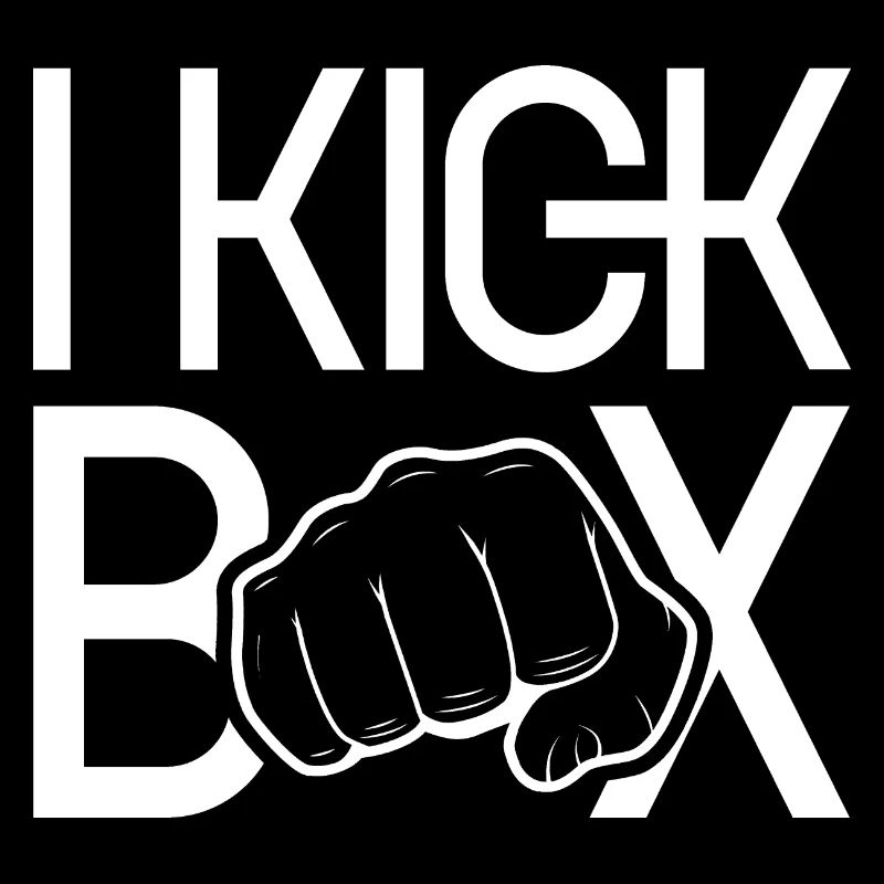 Ich Kickboxe Kickboxer Kickboxen Kickboxing
