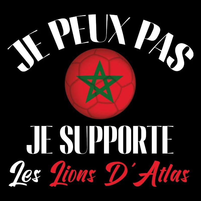 je peux pas , je supporte les lions. Maroc