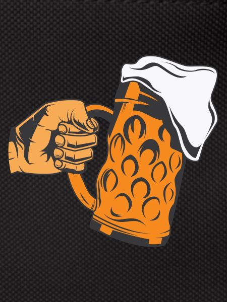 Hand mit Bier