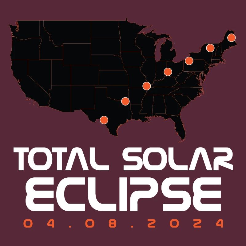 Total Solar Eclipse Map Path of Totality Lover