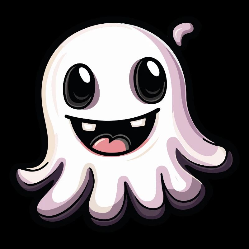Geist Halloween Niedlich Comic