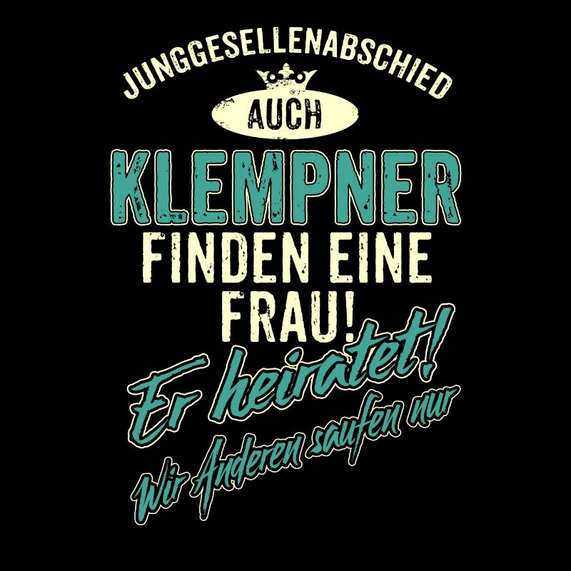 JGA Team - Klempner - Version Auch - petrol -