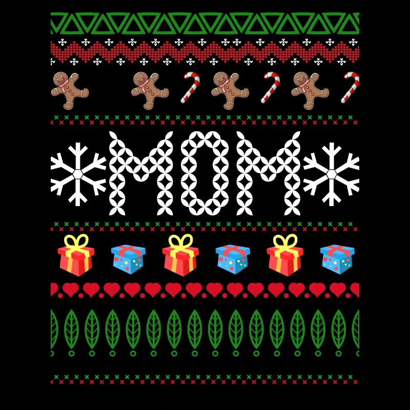 Mère Noël vilain petit cadeau de Noël de Noël
