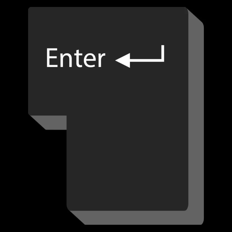 Enter Knopf Computer Geschenkidee