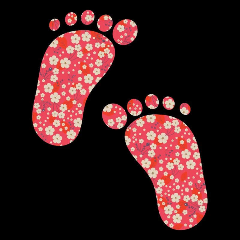 red liberty footprints
