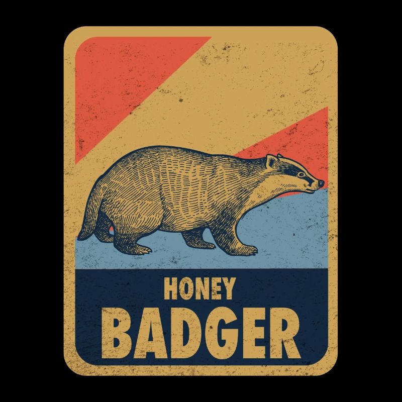 Honey badger retro