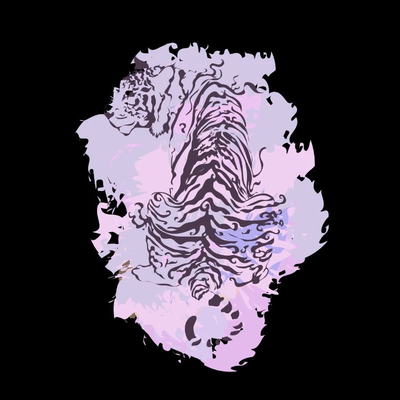Violet tigre