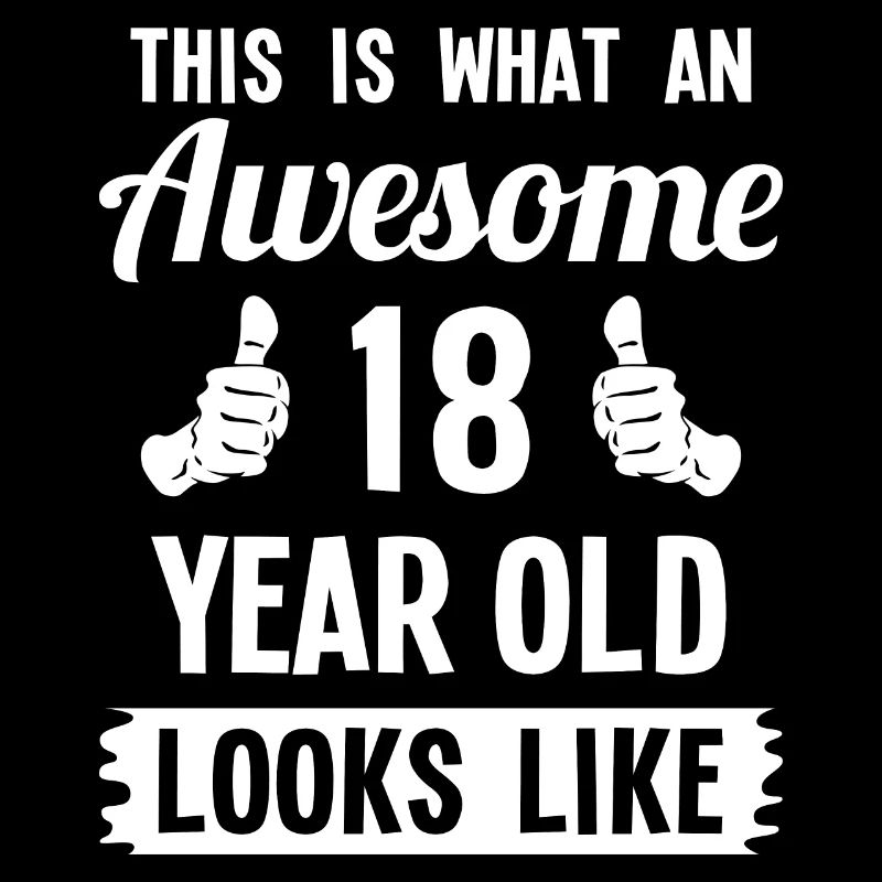 C'est ce qu'un 18 ans impressionnant ressemble