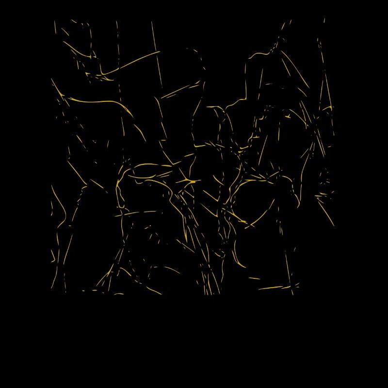 Abstract grid / line / gold / pattern