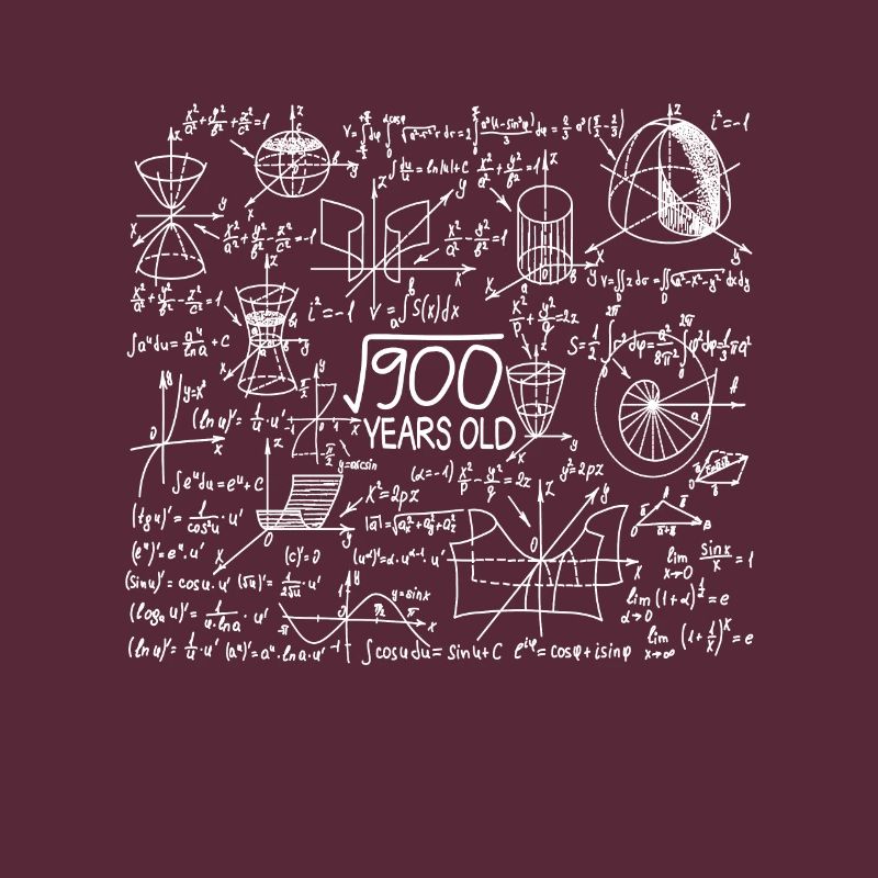 30th birthday root from 900 math nerd