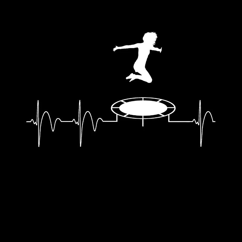 Trampoline park heartbeat pulse parkour runner
