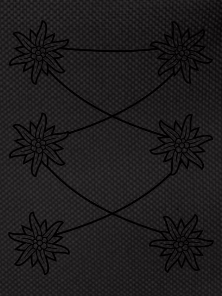 Tablier dirndl Edelweiss