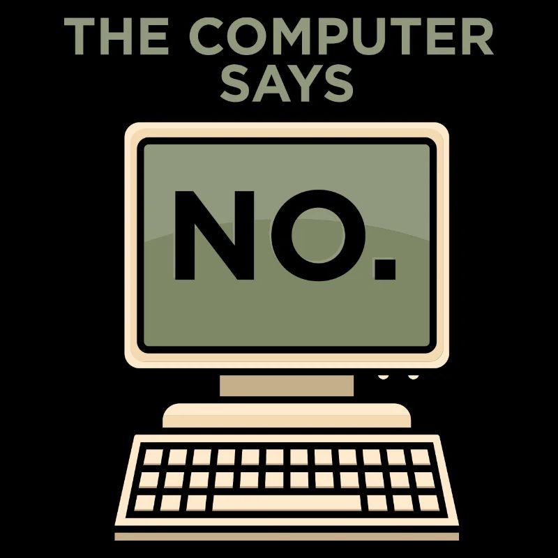 TECH GEEK: L'ordinateur dit non.