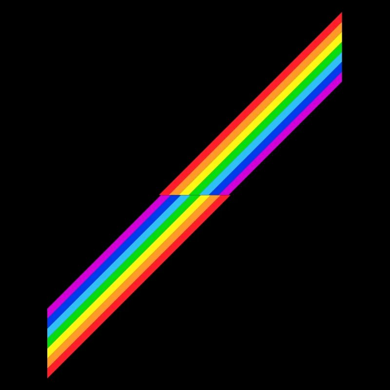 Regenbogen Rainbow Retro Geschenk