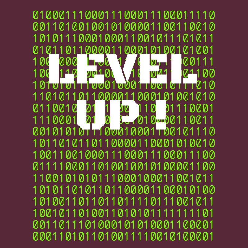 Level up and binary code
