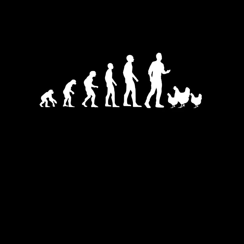t shirt evolution hen humor chicken coop chickens