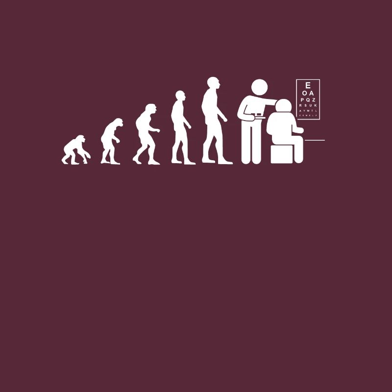 evolution optiker humor personalisiertes geschenk