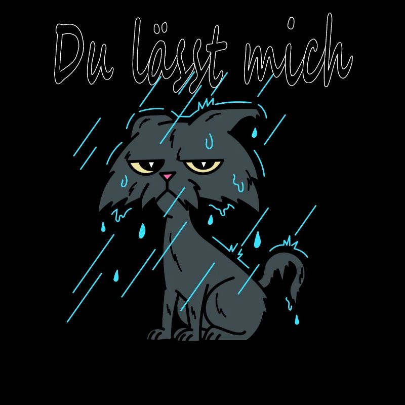 Im Regen stehen lassen cooler Spruch Geschenkidee