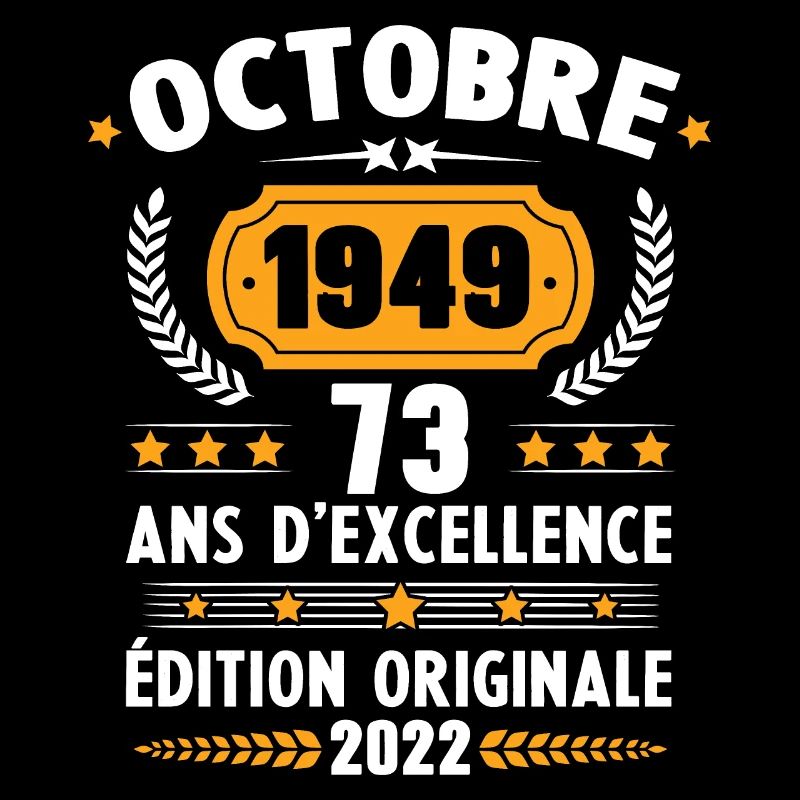 Cadeau D'anniversaire Rétro 73 Ans Septembre 1949