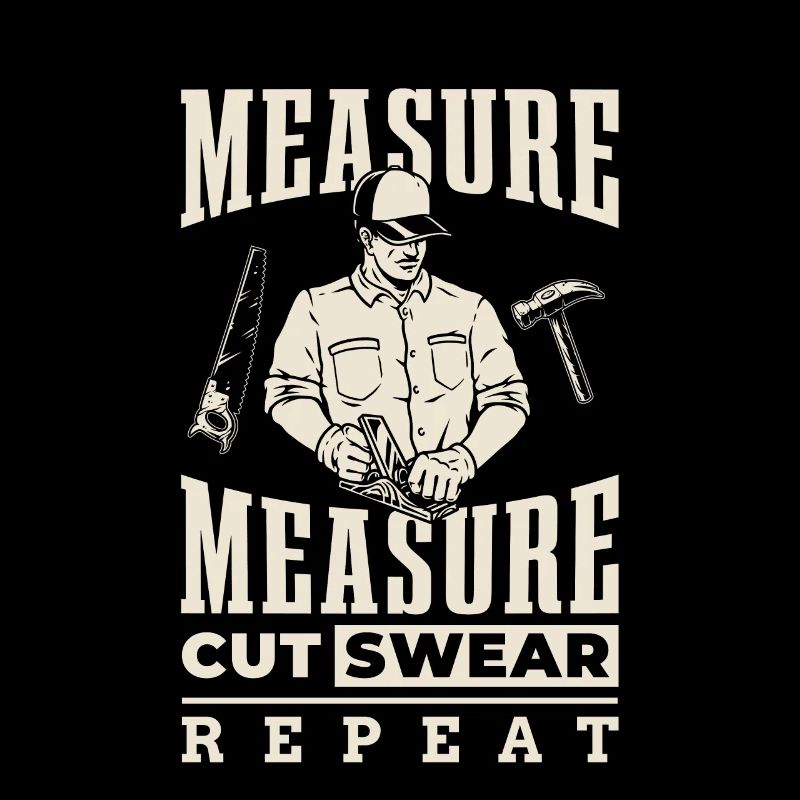 Measuring, cutting, measuring, swearing, repeating