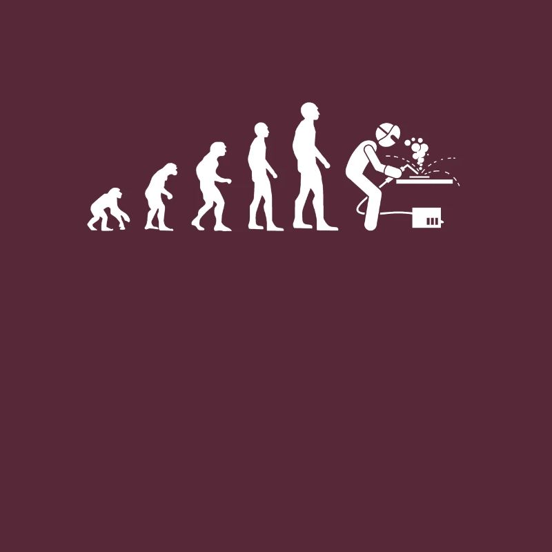 evolution schweisser humor schweissmann geschenk