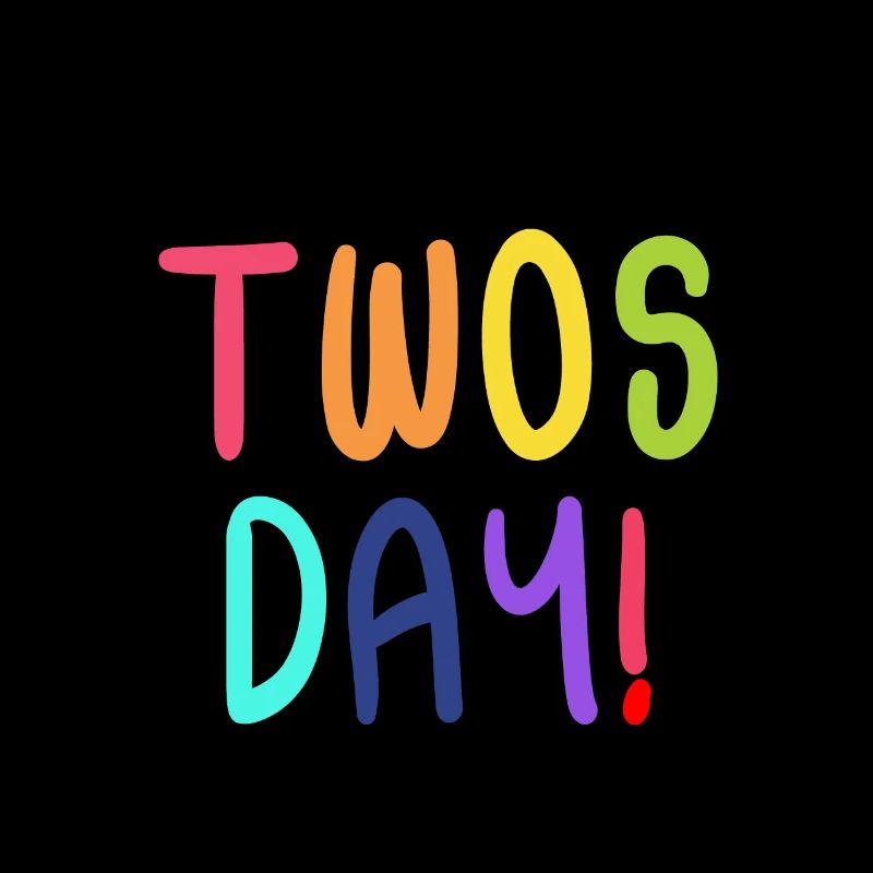 Happy Twosday 2.22.22 Buntes Twos Day Mathematiker