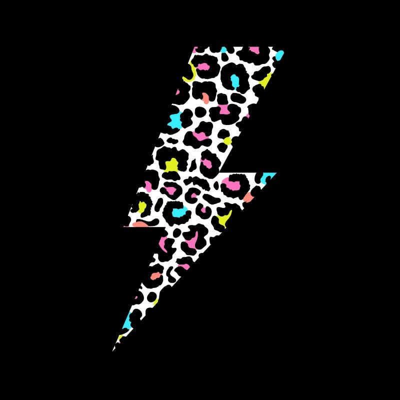 Leopard Lightning bolt, Leopard Print, Leopard Lov