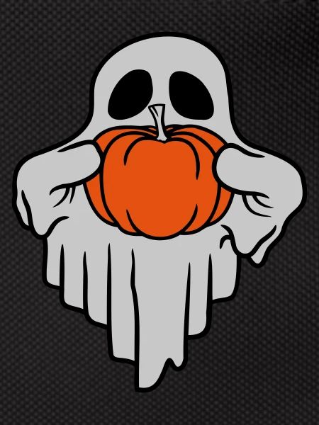 Pumpkin Ghost Halloween Comic