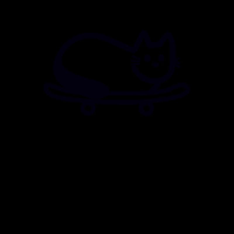 Chat sur skateboard