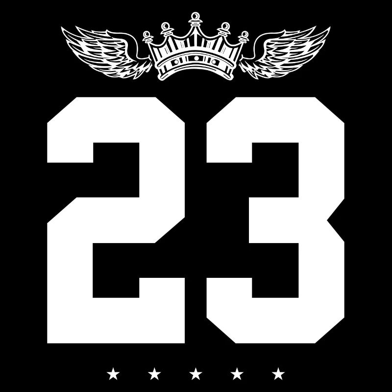 23 Zahl Krone