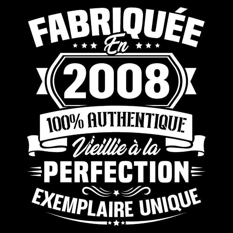 Fabriquée en 2008 - Cadeau d'anniversaire 15 ans