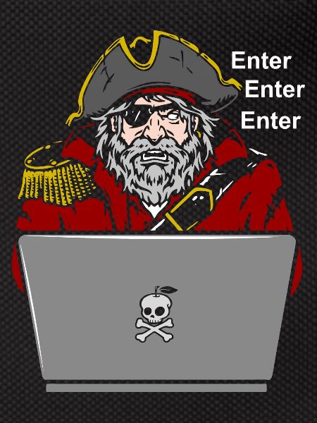 Pirat Notebook Enter