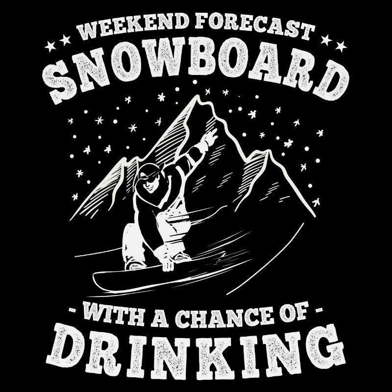 Prévisions de fin de semaine Snowboard et consommation d’alcool