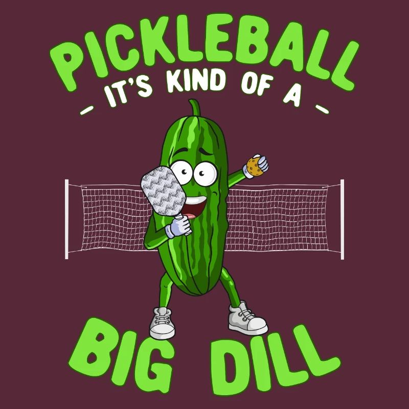 Pickleball c’est une sorte de gros cornichon drôle à l’aneth