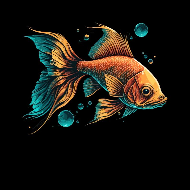 Fish Lover Illustration