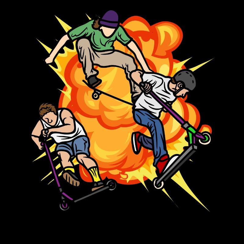 skate explosion M shirt