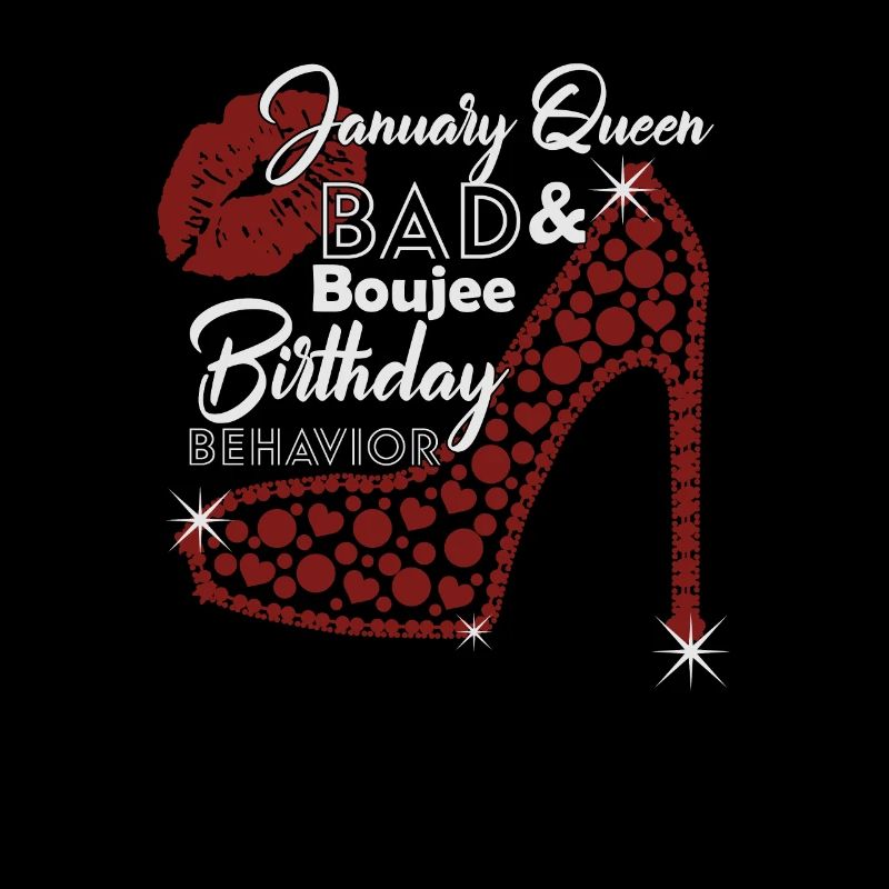Janvier Queen Bath et Boujee Comportement d’anniversaire