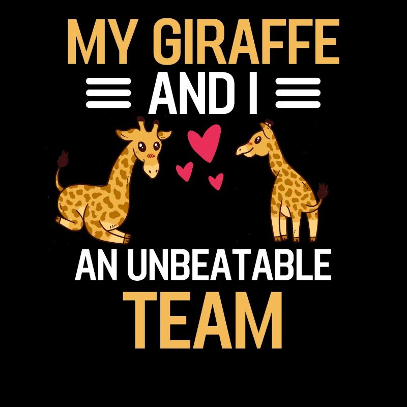 Meine Giraffe und ich Afrika Tier Geschenk Giraffe